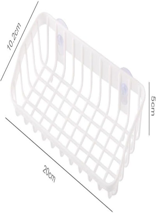 Tnyvm Pink Multifunctional Drain Rack, Hanging Storage Rack Drain Rack Sink Shelf Suction Cup Dishwashing Soap Sponge Holder for Kitchen Accessories Racks and Holders, Dish Racks - Image 2